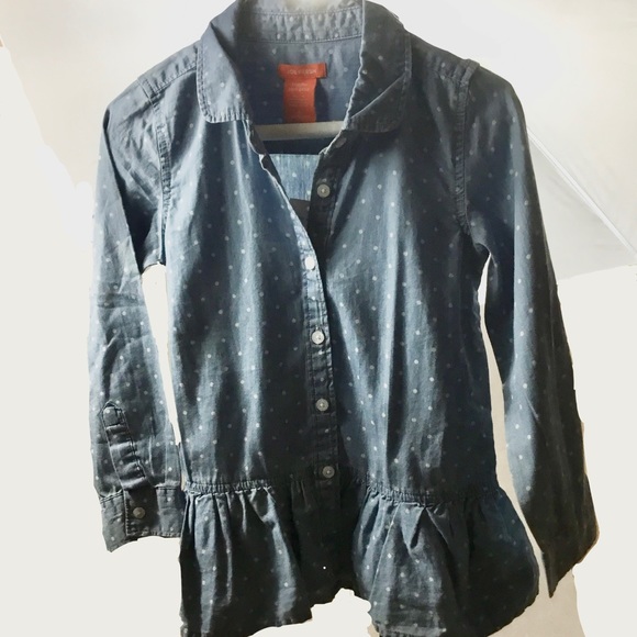 NWT Joe Fresh Swiss Polka Dot Pleated Cotton Dress 5T - Picture 3 of 7